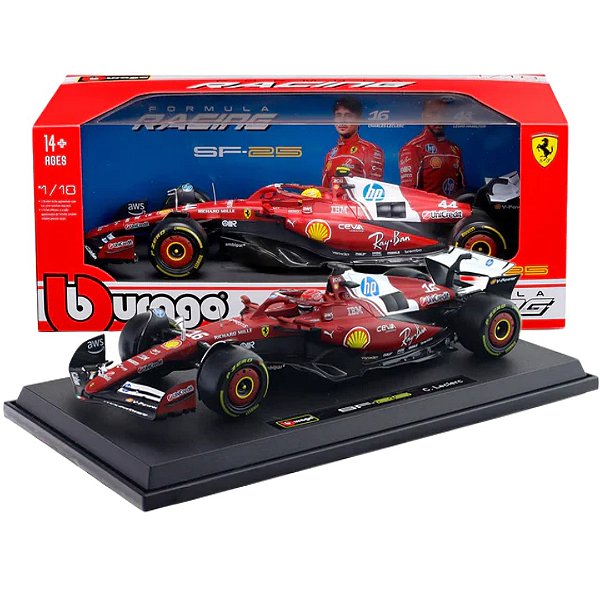 Miniatura Formula 1 Ferrari SF25 Lewis Hamilton 2025 1/18