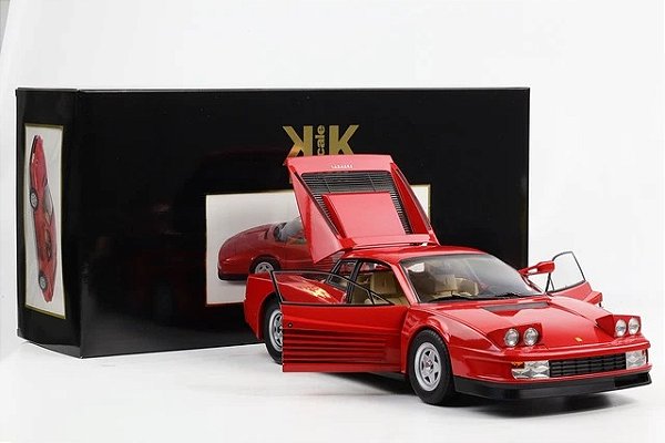 Miniatura carro Ferrari Testarossa 1/12