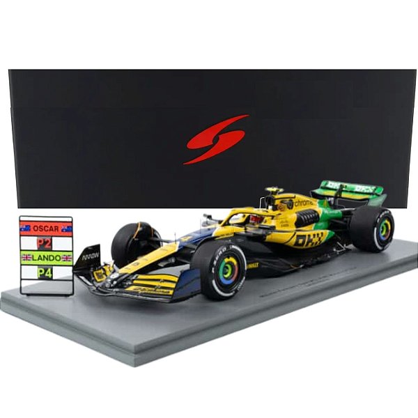 Formula 1 McLaren MCL38 Senna ED Lando Noris Monaco GP 1/18