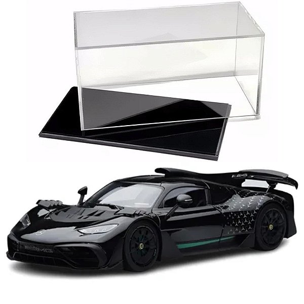Miniatura Mercedes AMG ONE 1/18 Luz e Som +  ACRÍLICO