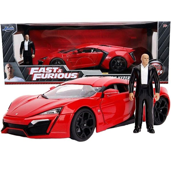 Carro Velozes E Furiosos Lykan Hypersport E Dom's Jada 1/18