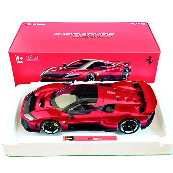 Miniatura Ferrari F80 Signature vermelho 1/18