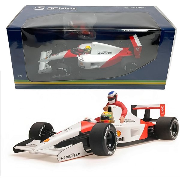 Formula 1 McLaren Honda MP4/6  Ayrton Senna+Jean Alesi 1/18