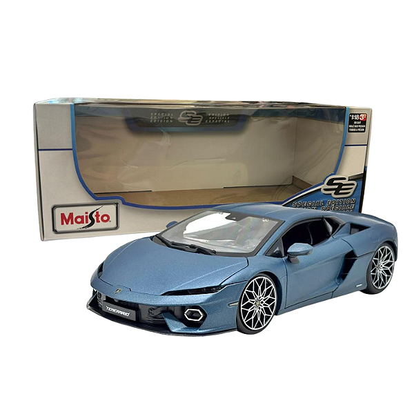 Miniatura Lamborghini Temerario Matte Blue maisto 1/18