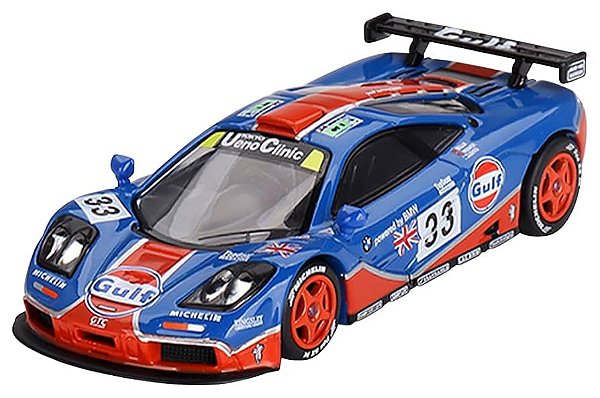 Miniatura carro McLaren F1 GTR GULF 24H Le Mans 1/18