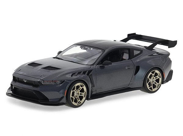 Miniatura Ford Mustang GTO 2025 1/18 Cinza