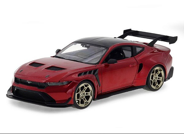 Miniatura Ford Mustang GTO 2025 1/18  Vermelho