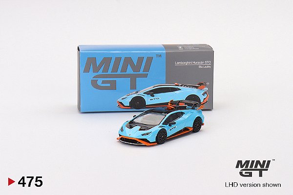 Lamborghini Huracán STO Blue Laufey MINI GT 1/64