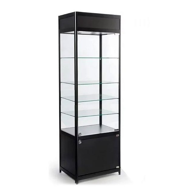 Vitrine Torre 5 Prateleiras Para Miniaturas