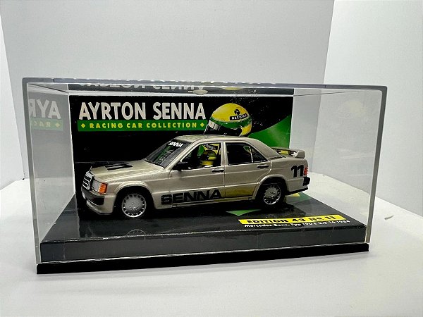 Miniatura Mercedes benz 190e 2 3 1984 ayrton senna  1/43 Semi Nova