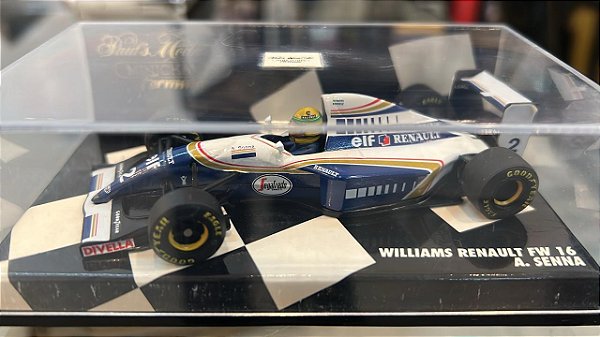 Miniatura Williams Renaut FW 16 A.SENNA -1994  1/43