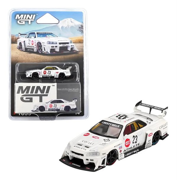 Miniatura Mini GT Nissan LB-ER34 Super Silhouette 1/64