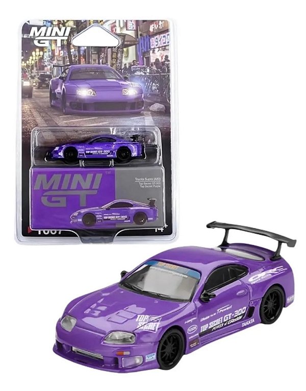 Miniatura Mini GT Toyota Supra( A80) Top Secret GT-300