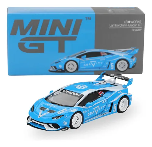 Miniatura Mini GT Lamborghini Huracan GT Azul