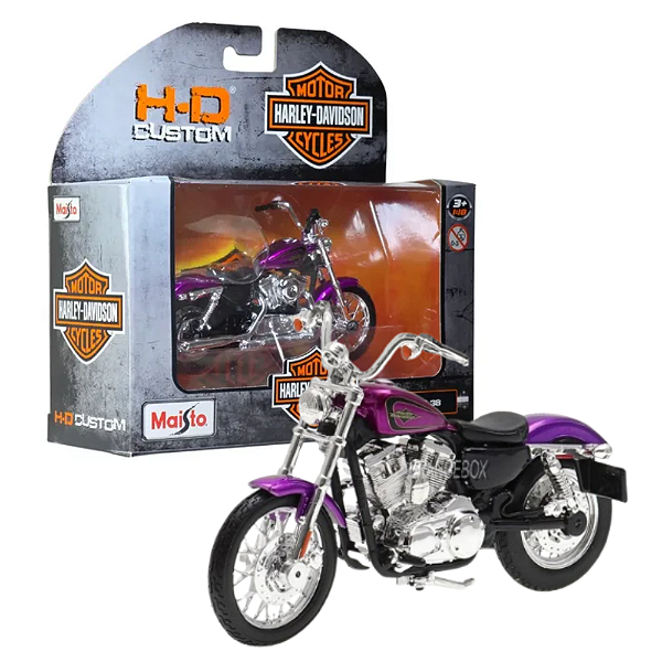 Miniatura Moto Harley Davidson Xl 1200v Sevent-two - 1/18