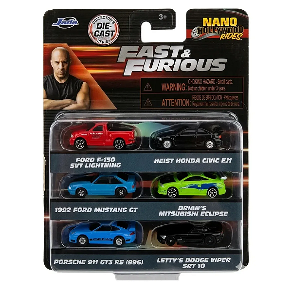 Nano Hollywood Rides FAST & FURIOUS COLLECTOR SERIES - Ford F150 +5