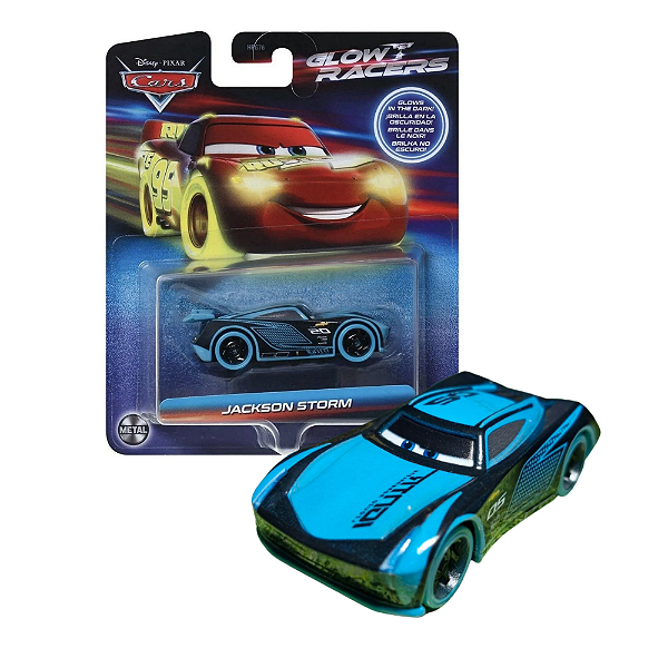 Miniatura Cars Jackson Storm - Brilha no Escuro 1/64