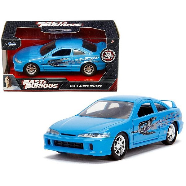 Minitura carro Velozes e Furiosos Mia`s Acura integra 1/32