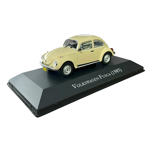 Miniatura Volkswagen Fusca 1985 Bege 1:43