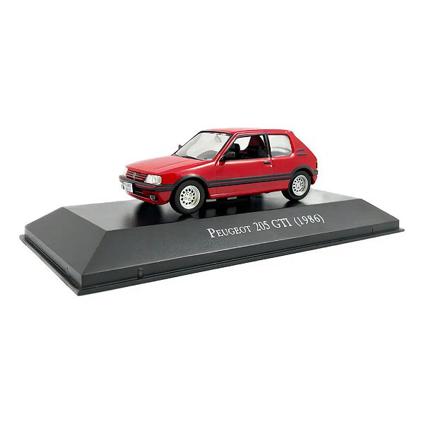 Miniatura Peugeot 205 GTI (1986) Vermelho Classicos 1/43