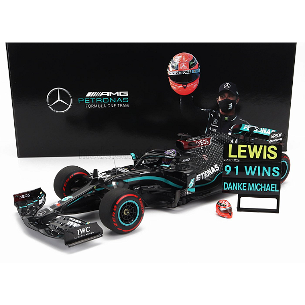 Mercedes W11 Lewis Hamilton 2020 GP Eifel 91ª Vitória 1/18