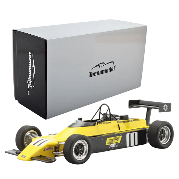 Ayrton Senna Van Diemen Rf82 Silverston 1982 Tecnomodel 1/18