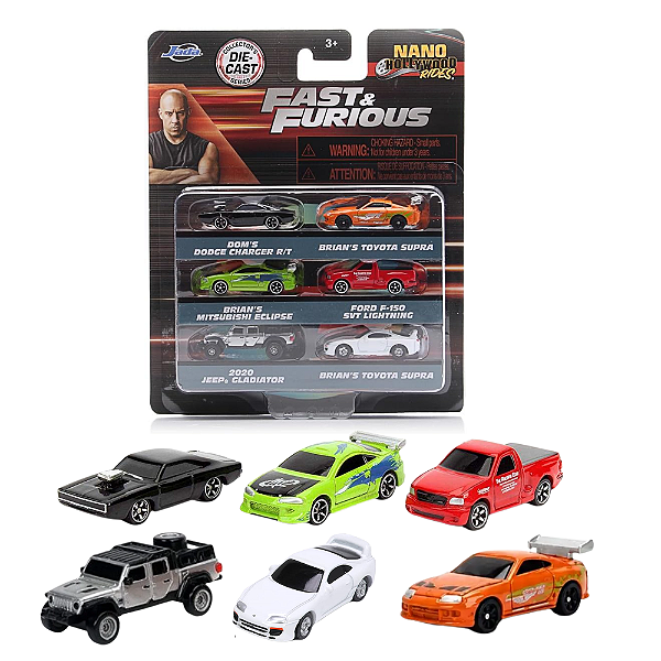 Nano Hollywood Rides Fast & Furious Collector Series +5