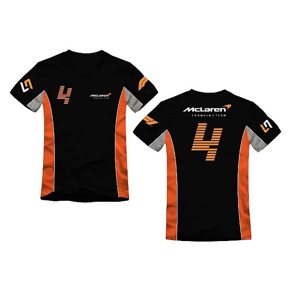 Camiseta allboy Mclaren preto GG