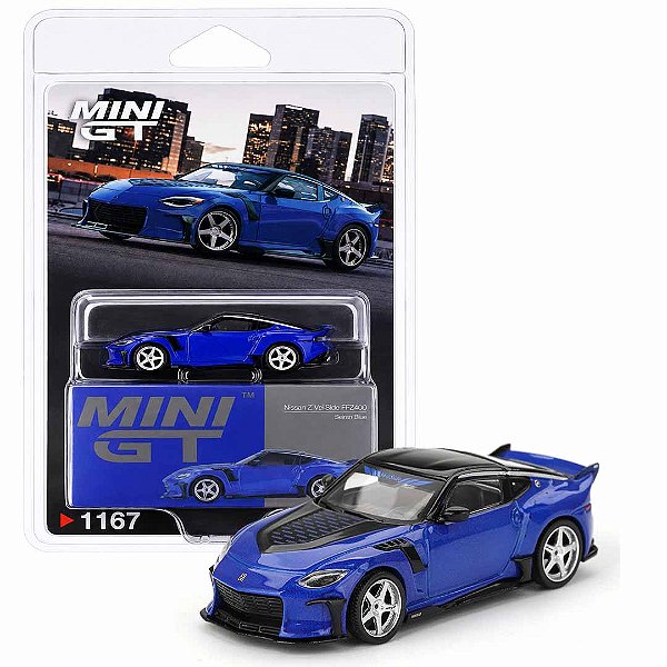 Nissan Z VeilSideFFZ400 Seiran Blue MINI GT 1/64