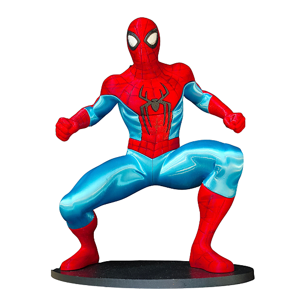Réplica em 3D Homem Aranha estatua
