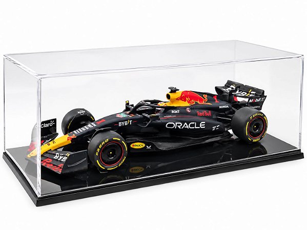 Miniatura Red Bull Racing RB19 - Verstappen 1/18 C/ Acrilico