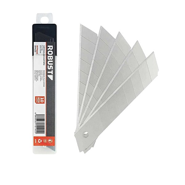 Lâminas para Estilete (10 Peças) 18mm - 3369931 - Gedore