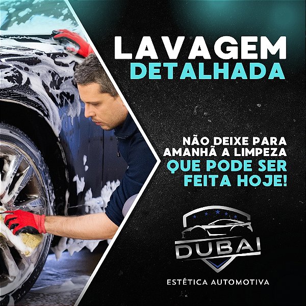 Lavagem técnica detalhada - Dubai estética automotiva