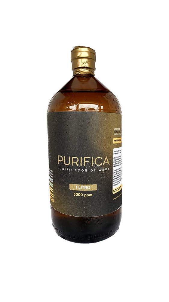 PURIFICADOR DE ÁGUA 3000ppm - 1 Litro