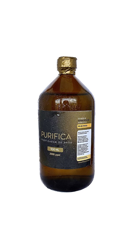 PURIFICADOR DE ÁGUA 3000ppm - 500ml