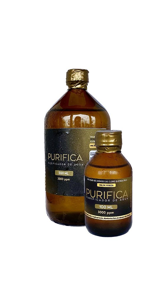 KIT 6 - Purifica - 3000ppm- 500ml + SPRAY 100ml