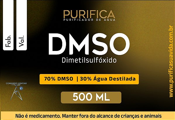 DMSO 70% 500 ml - Dimetilsulfóxido