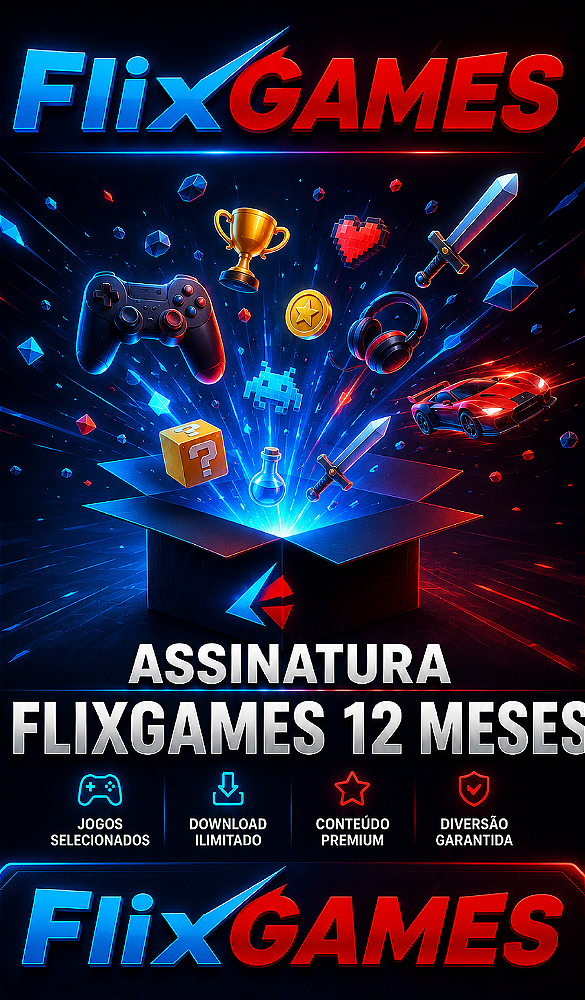 Assinatura FlixGames 12 MESES