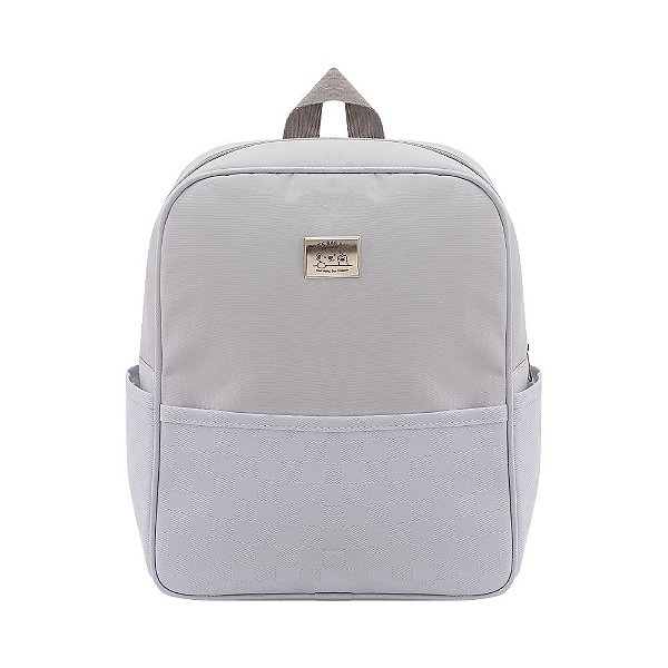 Mochila Maternidade Clean - Cinza e Azul