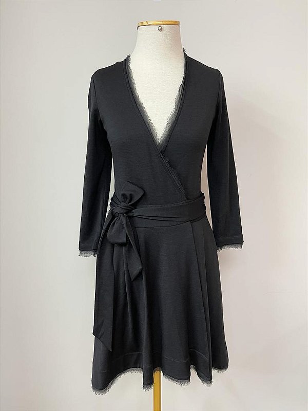 VESTIDO DIANE VON FURSTENBERG PRETO