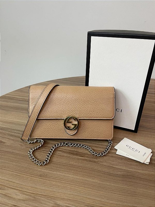 Bolsa Gucci Interlocking Dollar Chain