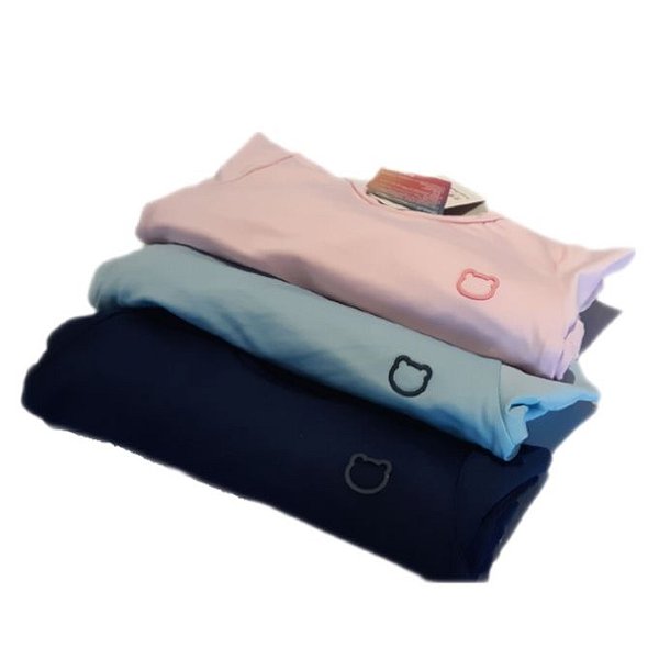 Conjunto Térmico Infantil Camiseta Manga Longa c/ Calça Térmica azul marinho - 2 peças