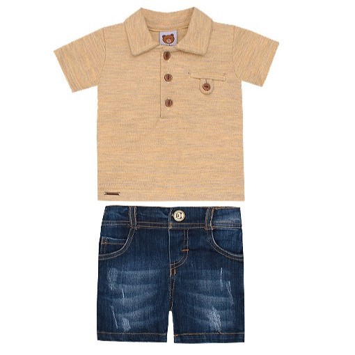 Conjunto Polo Baby - 2 peças