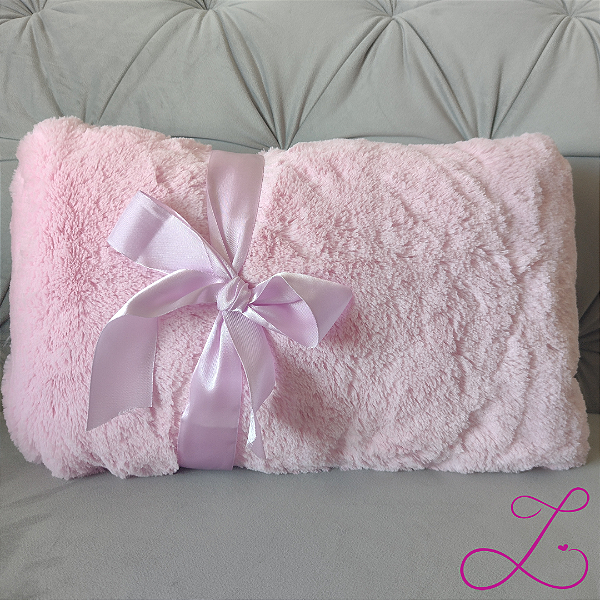 Kit Travesseiro Nuvem Lylas - Rosa Baby + Safe Fronha