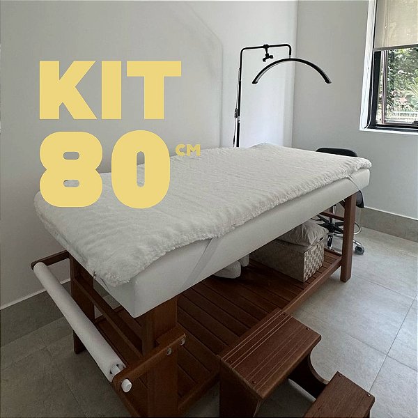 Kit 360 Colchonete 80cm e Capa Travesseiro Anti Stress + Safe Fronha e Capa Safe