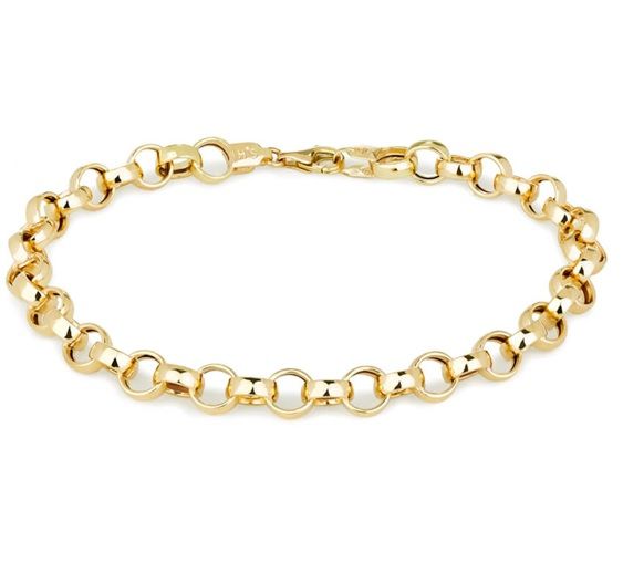 Pulseira Ouro 18k Elo Português 18,2cm 2.3 gramas Promoção