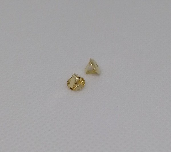 Tarracha de Rosca de Brinco Ouro 18k Grande O par Garantia Eterna