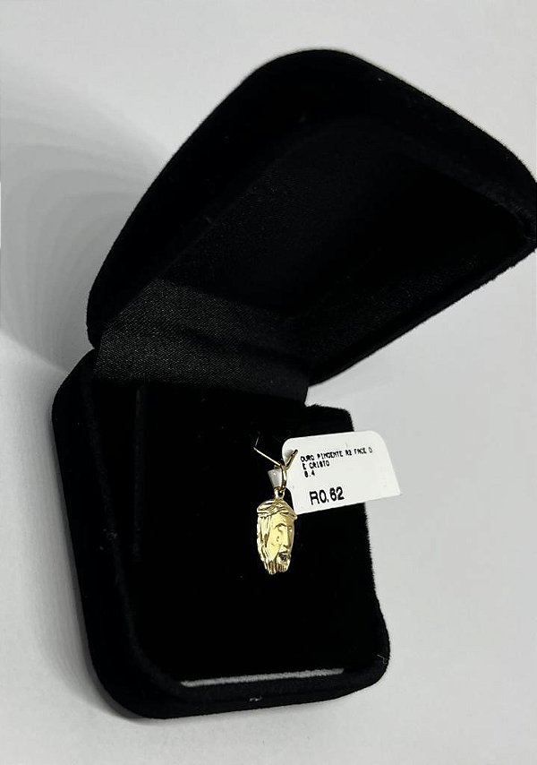 Pingente Face Jesus Cristo Ouro 18k Lindo Promoção
