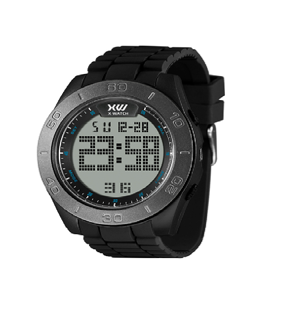 Relógio Masculino Digital X-watch Preto Calendário Cronômetro