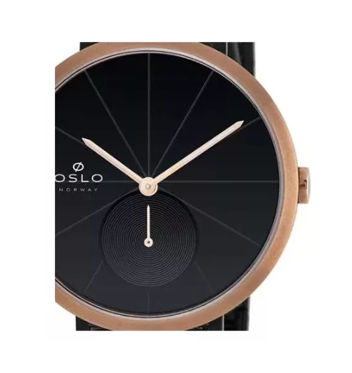 Relógio Oslo Masculino Preto Titânio Safira Omtttsvd0001 P1p